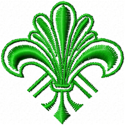 Flowers And Tree Embroidery Design 12